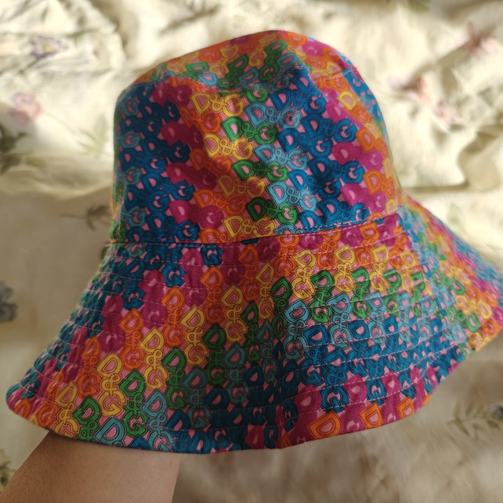 Dolce and Gabbana Logo Bucket Hat S